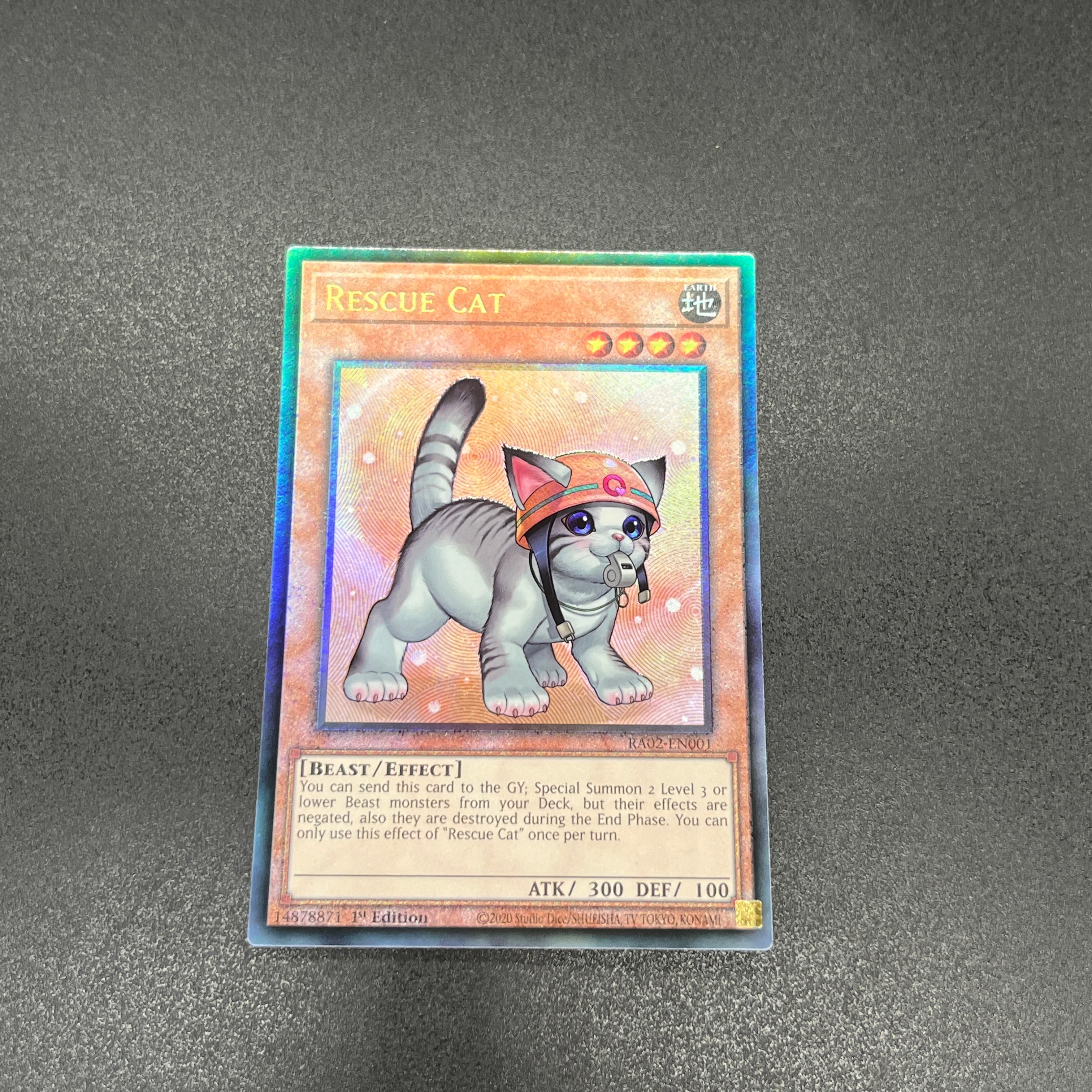 遊戯王 レスキューキャット/レリーフ/英語/1st/EU版 – カードショップ