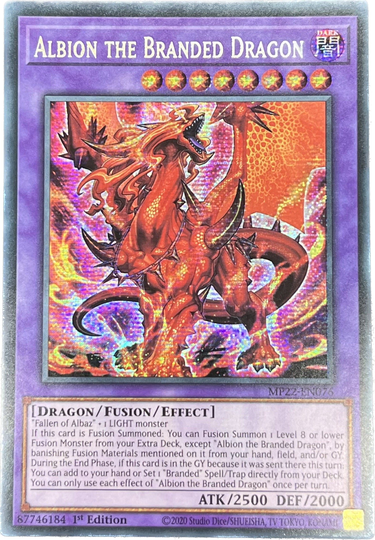 遊戯王 烙印竜アルビオン/シークレット/英語/1st – カードショップ