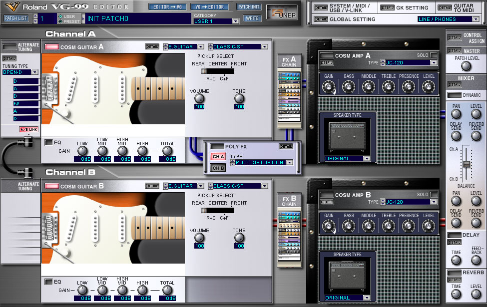 Roland - VG-99 | V-Guitar System