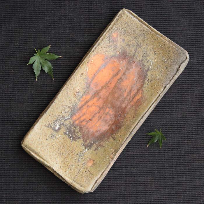 森本良信 備前長方皿 魚料理皿 穴窯焼成焼締め和皿 備前焼陶皿