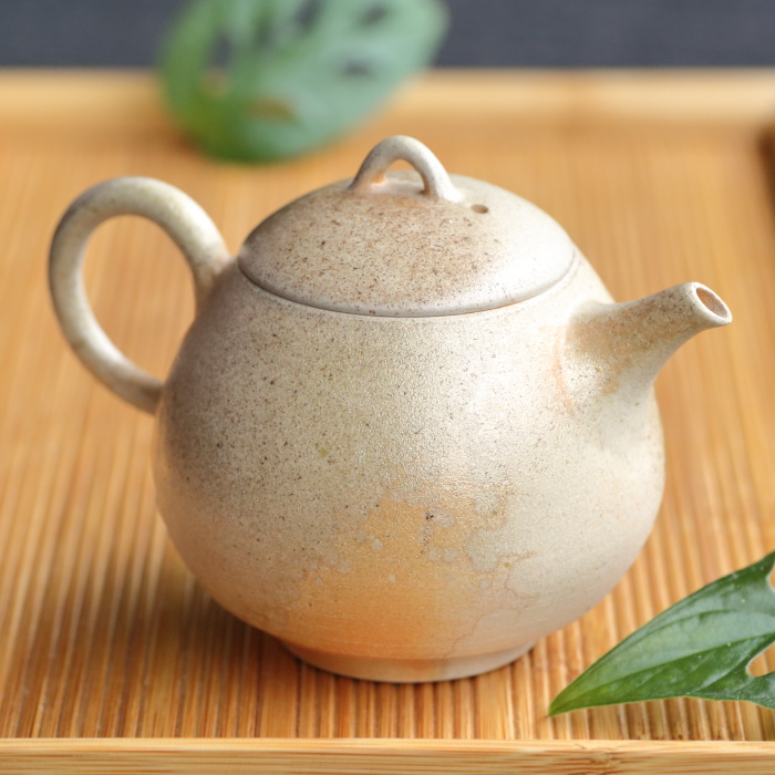 小西洋平 常滑焼後手急須 満容量170ml 穴窯焼成 上煎茶中国茶用