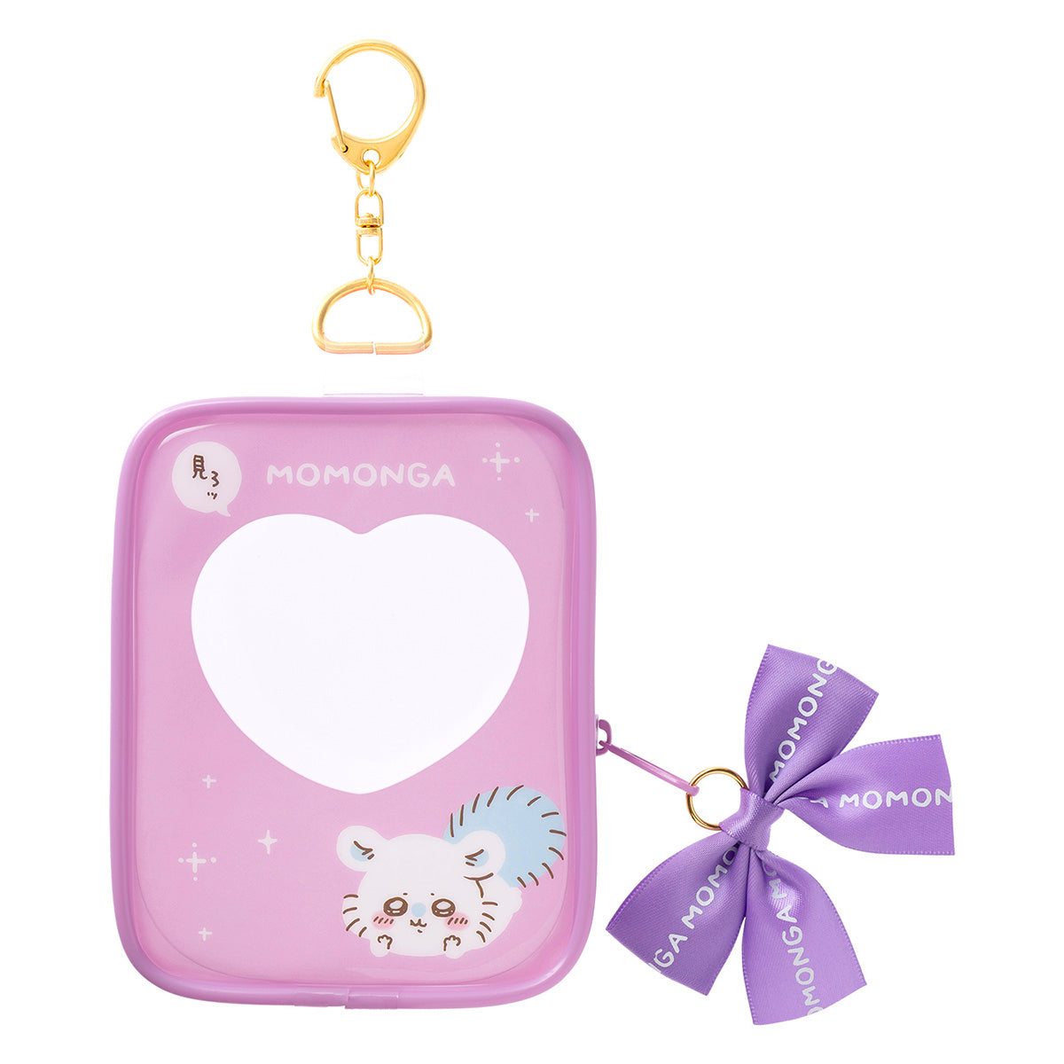 ちいかわ マスコットも入る！クリアポーチ（モモンガ） | ちいかわ