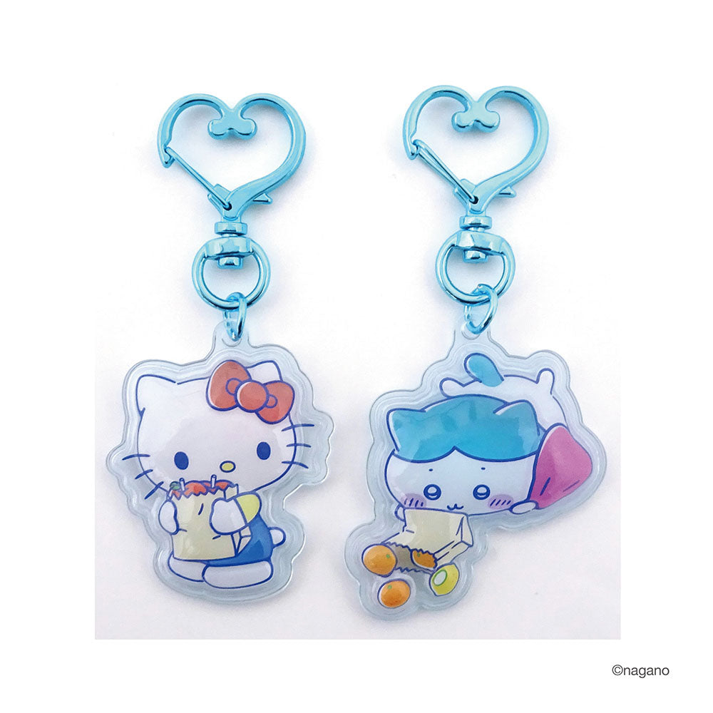 ちいかわ×サンリオキャラクターズ ぷっくりったいペアキーホルダー