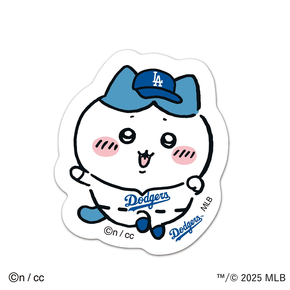 ちいかわ×MLB TOKYO SERIES ダイカットステッカー②ハチワレ