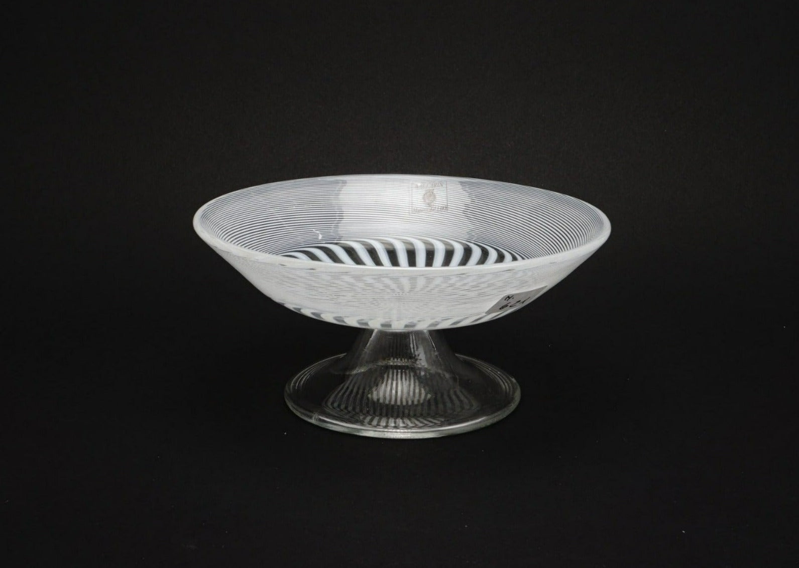 ムラーノガラス（ベネチアングラス）｜﻿高台付コンポート （小）「絹の