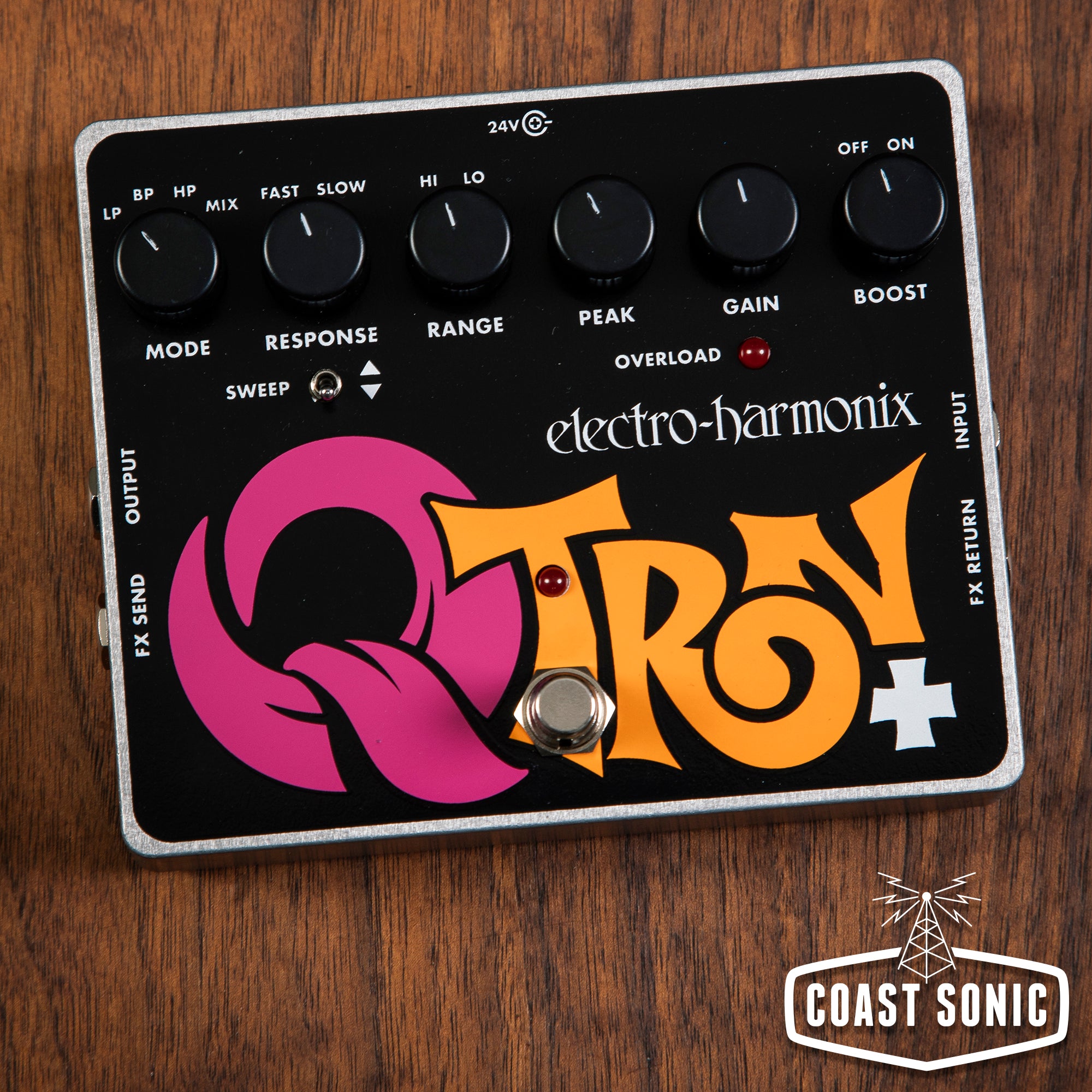 Electro-Harmonix Q-Tron Plus Envelope Filter with Effects Loop