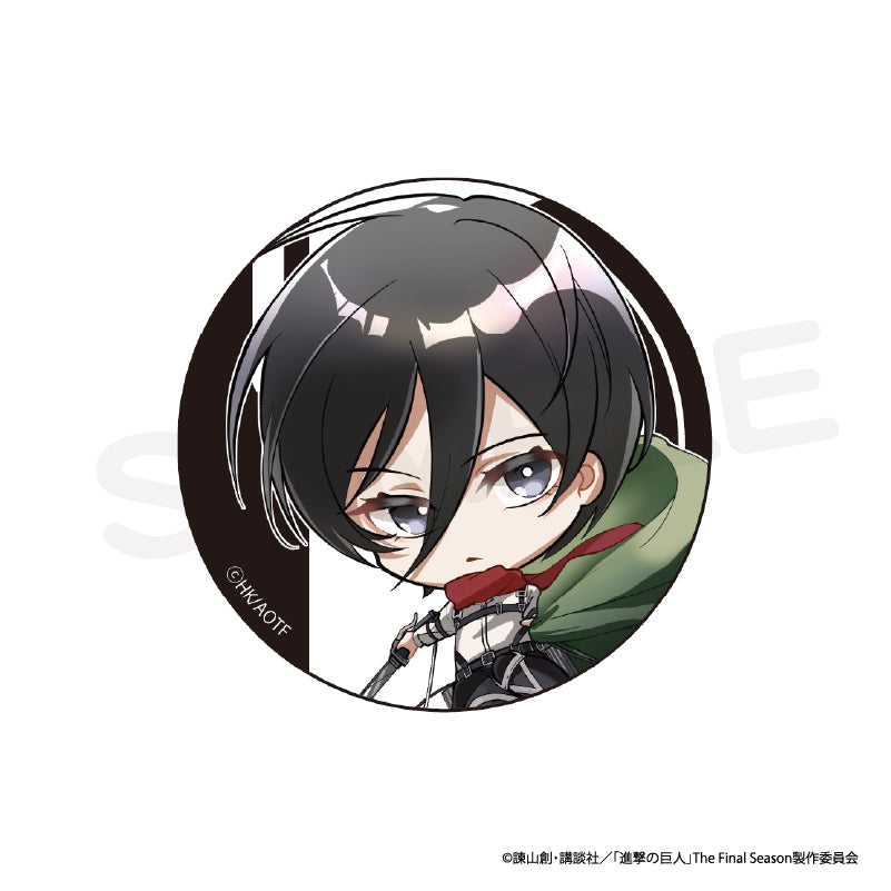 進撃の巨人】クラシックシリーズ 缶バッジ ミカサ・アッカ―マン