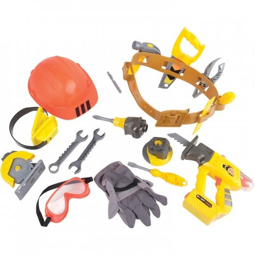 Master Builder's Tool Set for Kids | 21-Piece Play Tool Set with