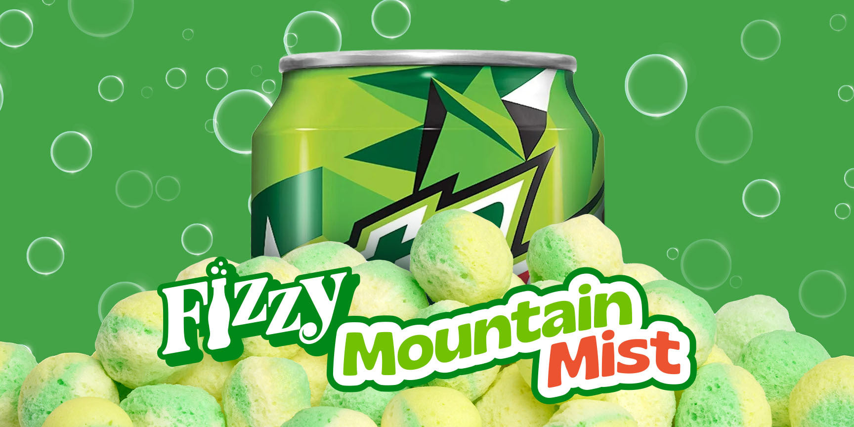 Introducing Fizzy Mountain Mist Freeze Dried Candy | Crazy Candy