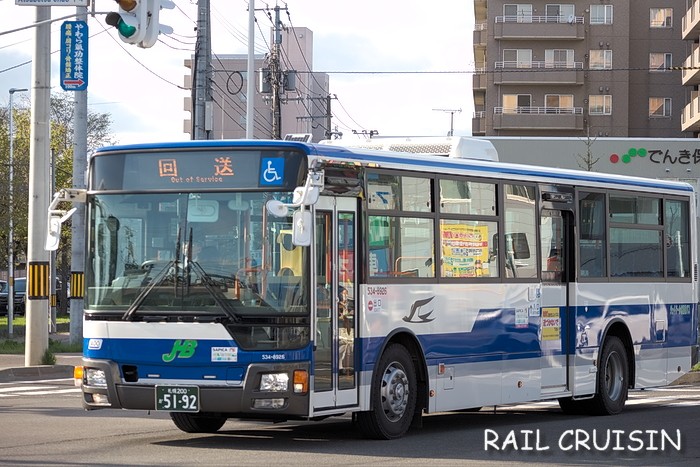 レカ郎写真記：ジェイアール北海道バス 札幌200か5192