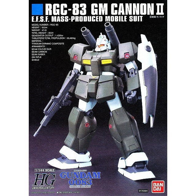HGUC-125 1/144スケール 【RGC-83 ジム・キャノンII】