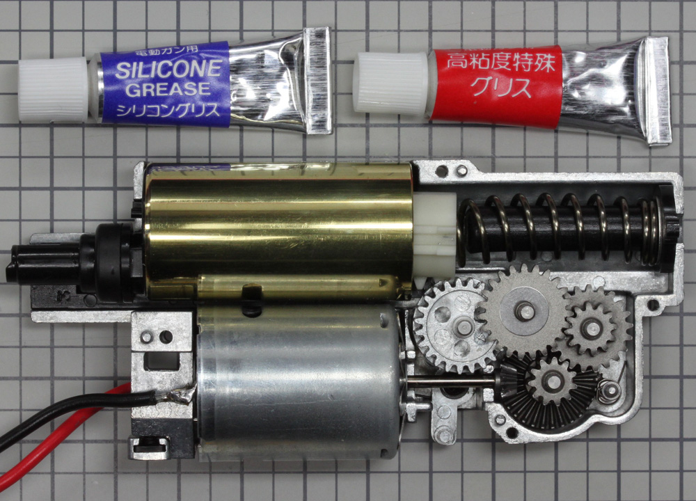 電拳 電動コンパクトマシンガン・メカボックス組み立て説明(コン電