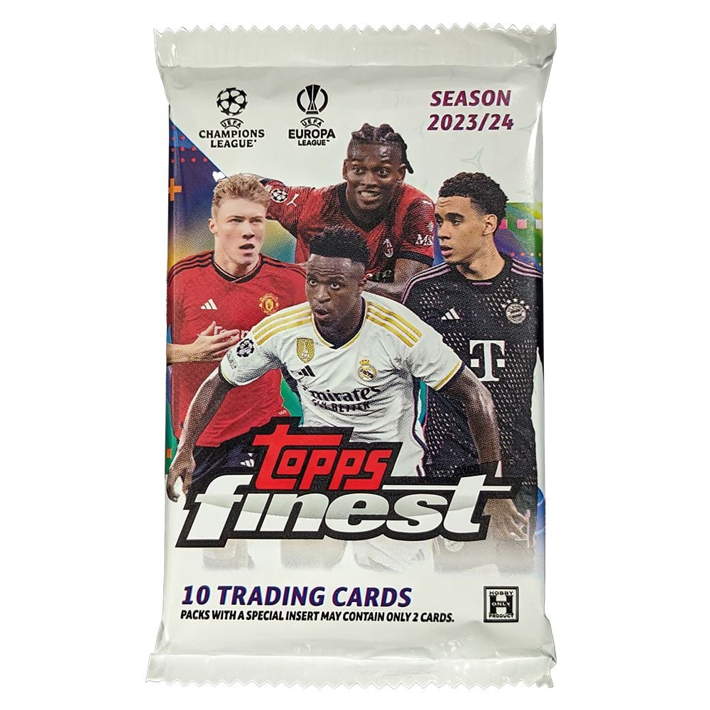 ONE PACK of 2023/24 Topps UEFA Club Competitions Finest Soccer Hobby (
