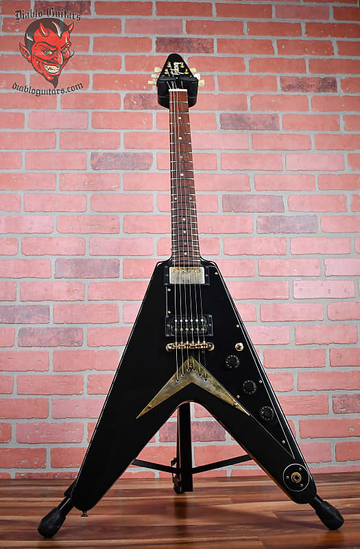 Gibson Heritage Series '58 Korina Flying V Ebony 1982 w/OHSC