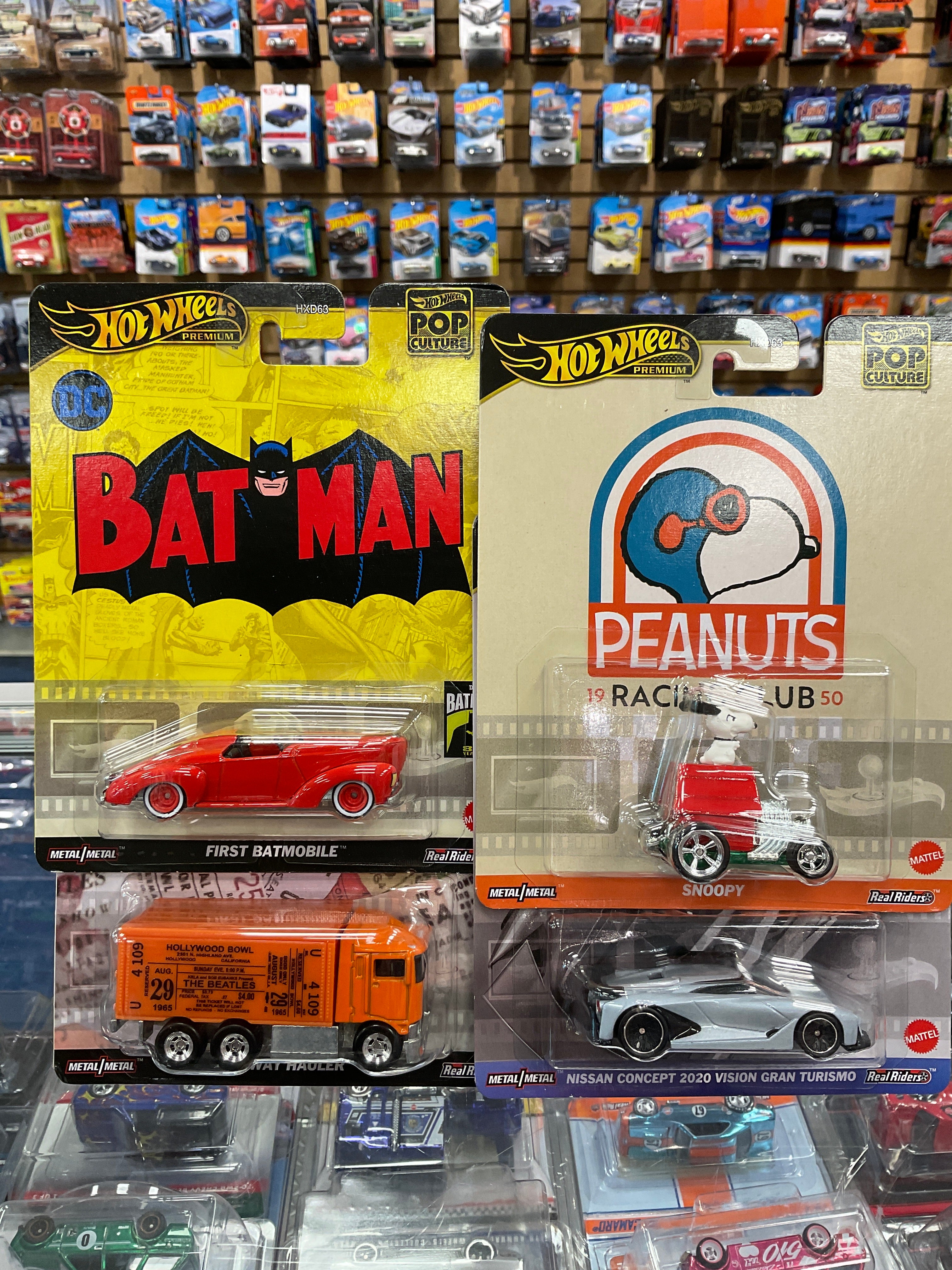 Hot wheels pop culture 2024 set of 4 – Diecastz