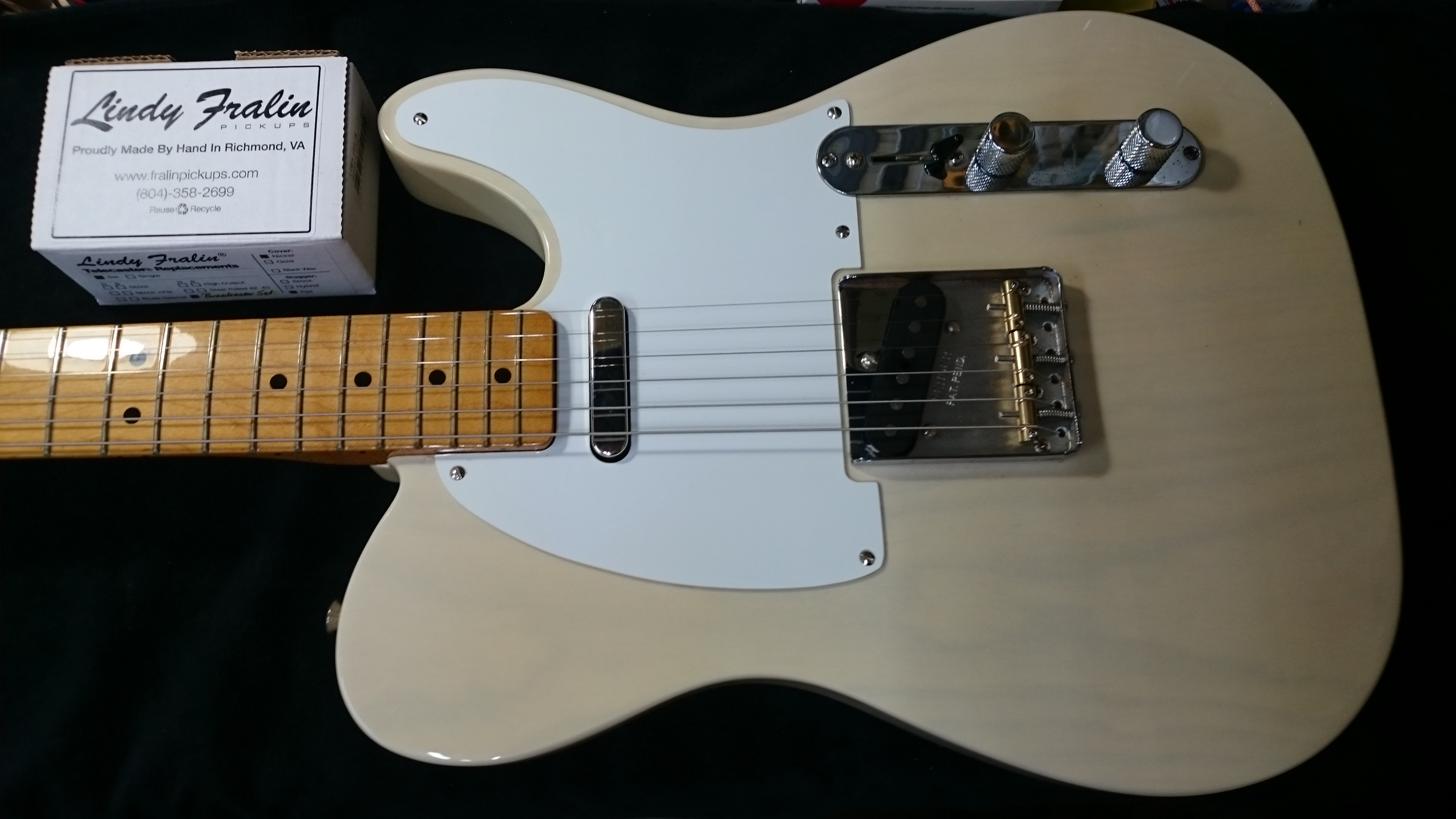 FenderMexico テレキャスター PU交換＆ジャック交換＆セットアップ