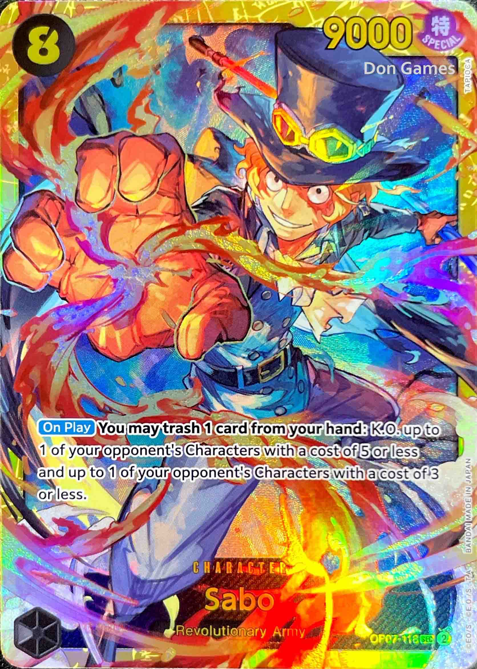 OP07-118 Sabo Character Card – Don Games