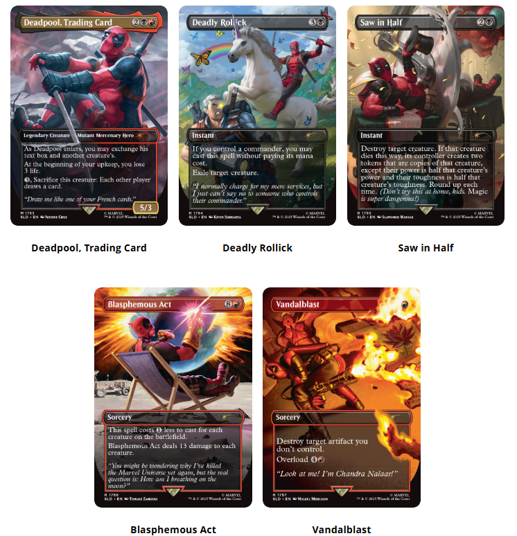 Magic The Gathering: Secret Lair Marvel's Deadpool - Nonfoil