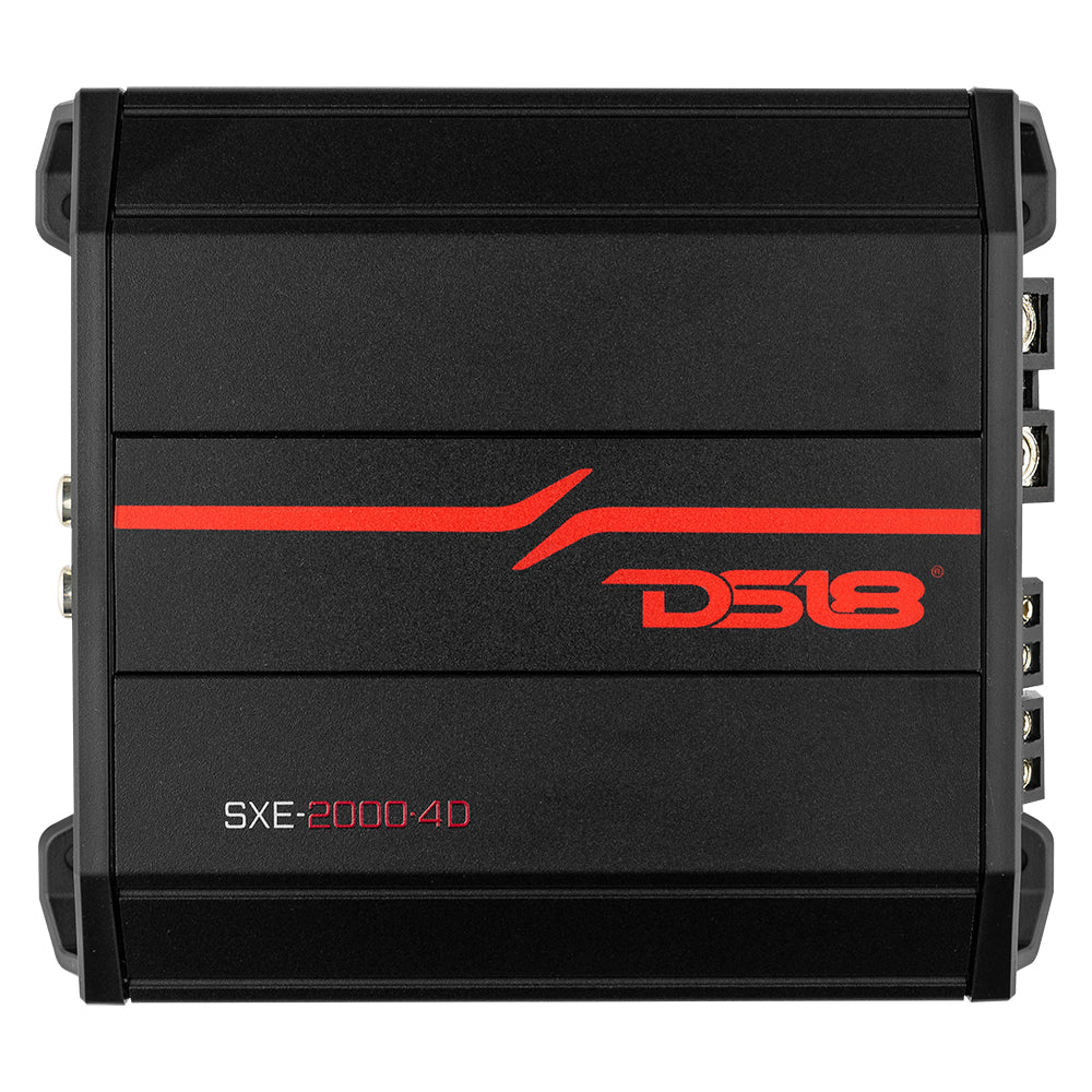 SXE 4-Channel Class D Car Audio Amplifier 4 x 150 Watts Rms @ 4-ohm