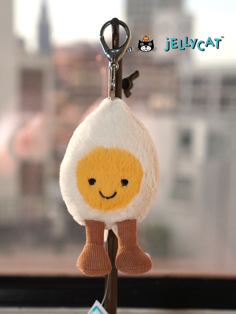 Jellycat Happy Bolied Egg Bag Charm たまご キーホルダー バッグ