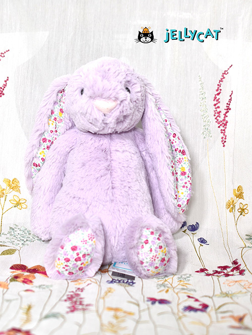 Jellycat ジェリーキャット Medium Blossom Jasmine Bunny 花柄 うさぎ