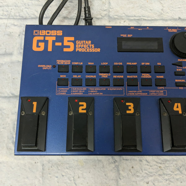 Boss GT-5 Guitar Effects Processor - Evolution Music