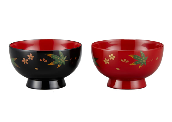 季節を問わずに使える輪島塗 汁椀春秋蒔絵 – Exotic Japan