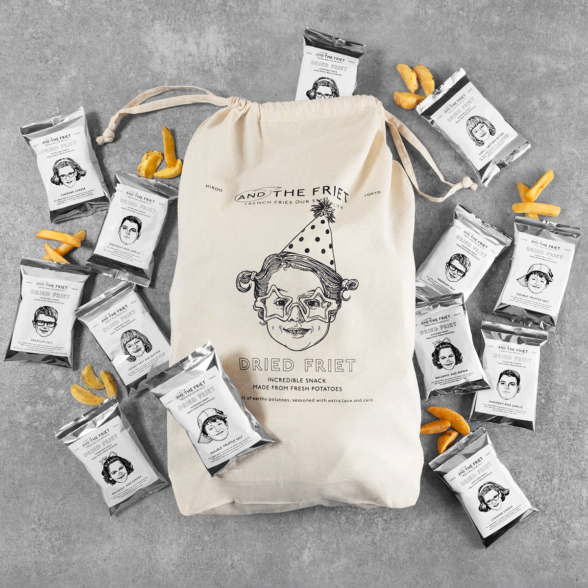 60個入：PARTY BUCKET BAG｜アンド ザ フリット公式通販｜フレンチ