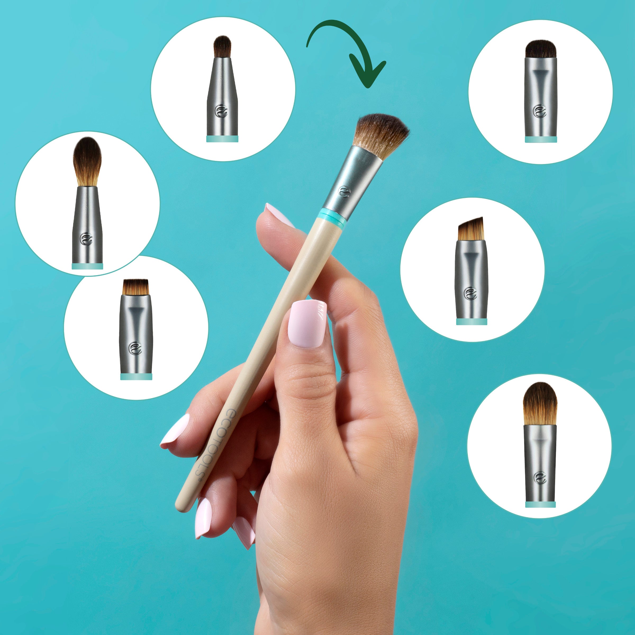 Interchangeables Total Renewal Eye Makeup Brush Kit – EcoTools Beauty