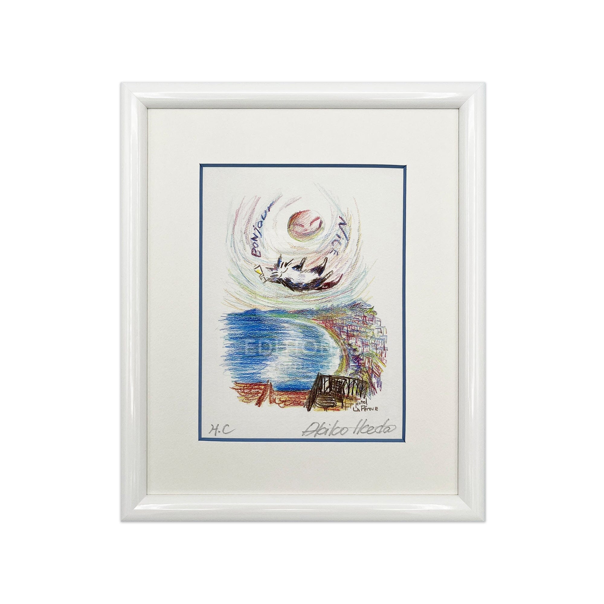 猫のダヤン 88グラフ「ボンジュール・ニース」/池田あきこ（直筆サイン