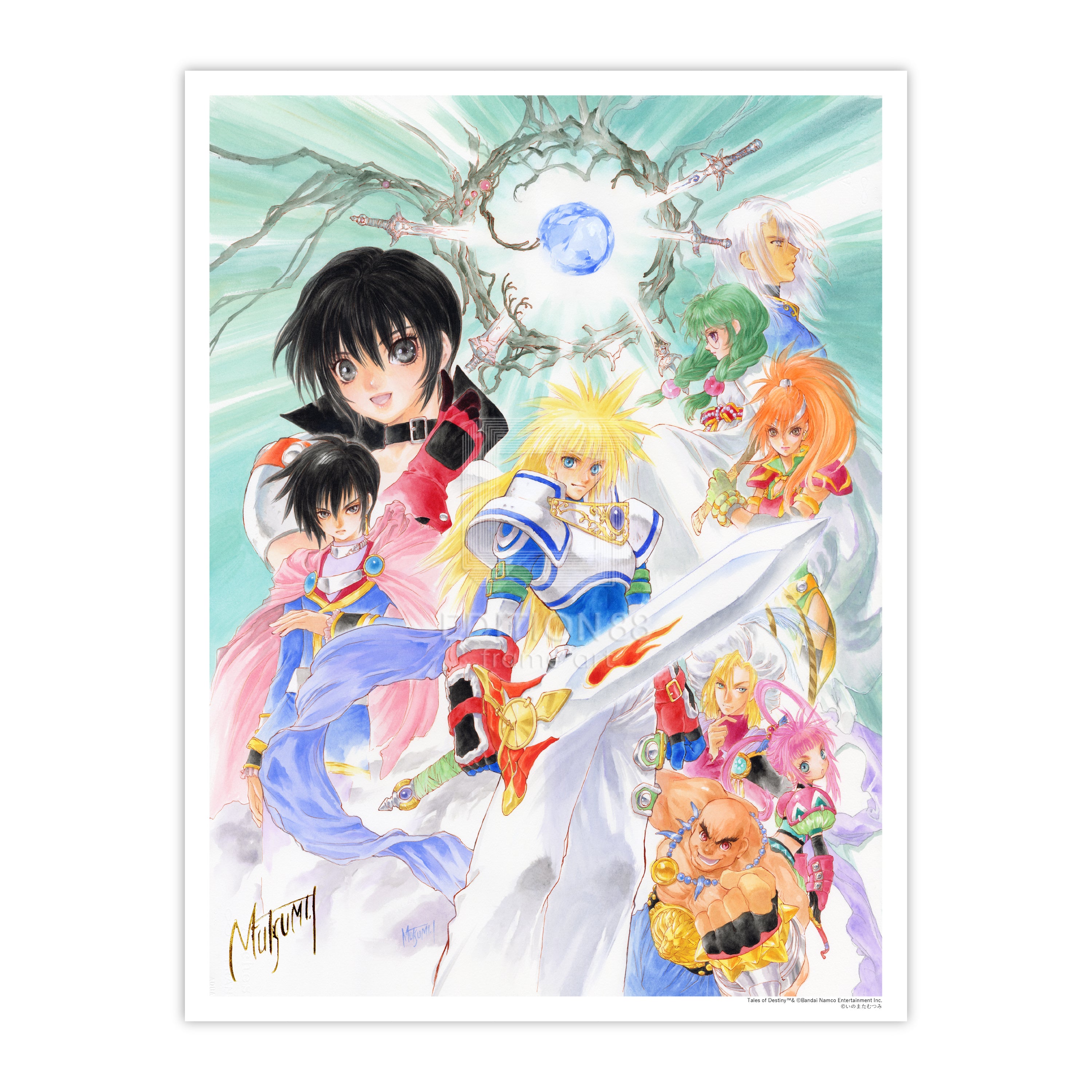 テイルズ オブ デスティニー」88グラフ1/いのまたむつみ（箔押しサイン