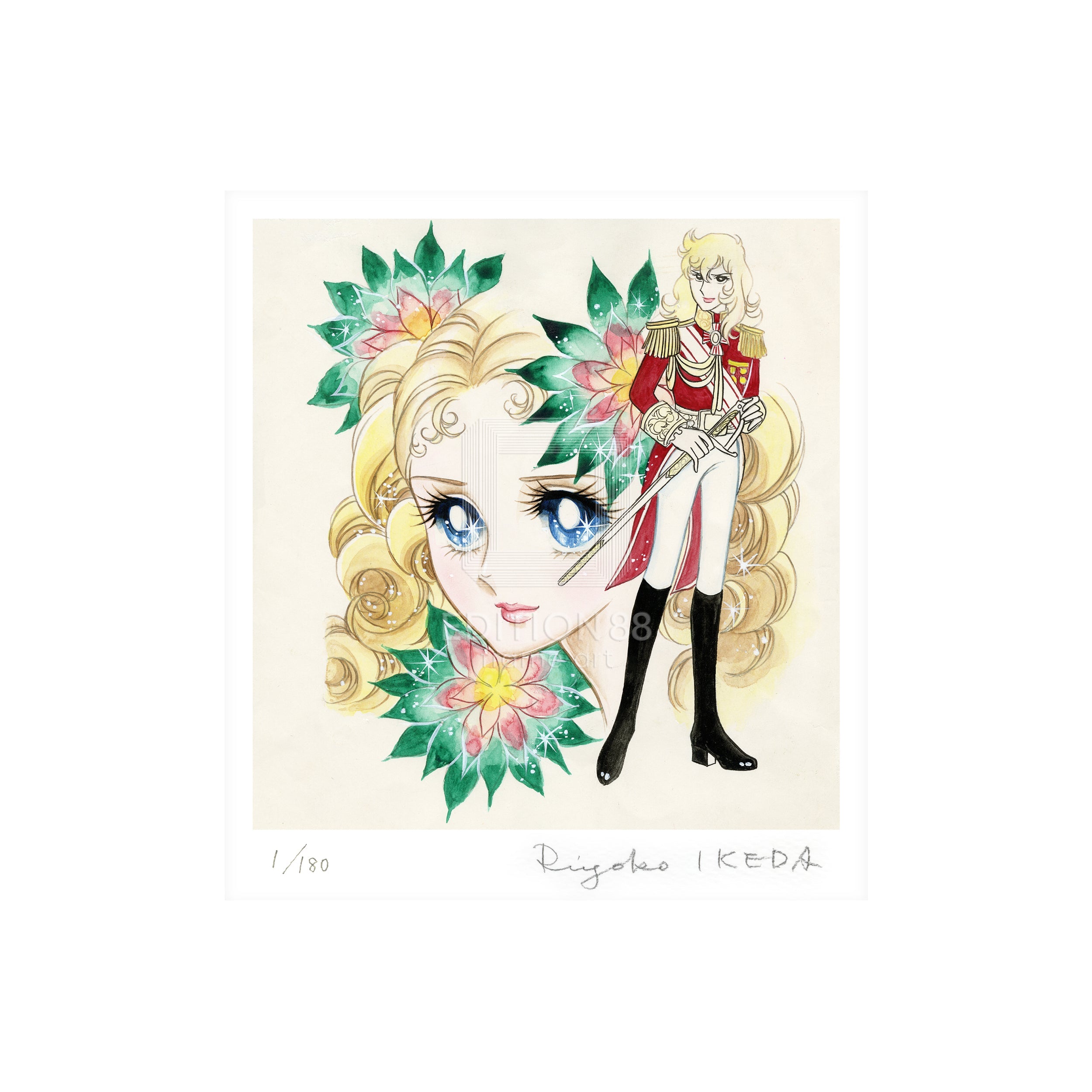 ベルサイユのばら」88グラフ18 / 池田理代子（直筆サイン入り / 限定