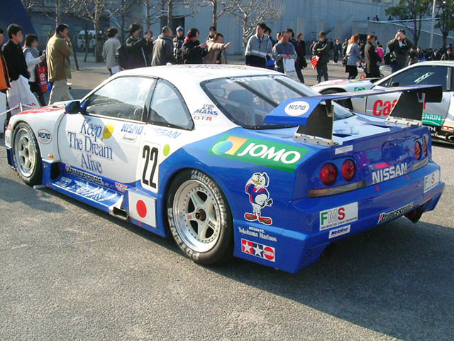 フルレストアされる前のNISMO GT-R LM(1995)を東京オートサロン2004で