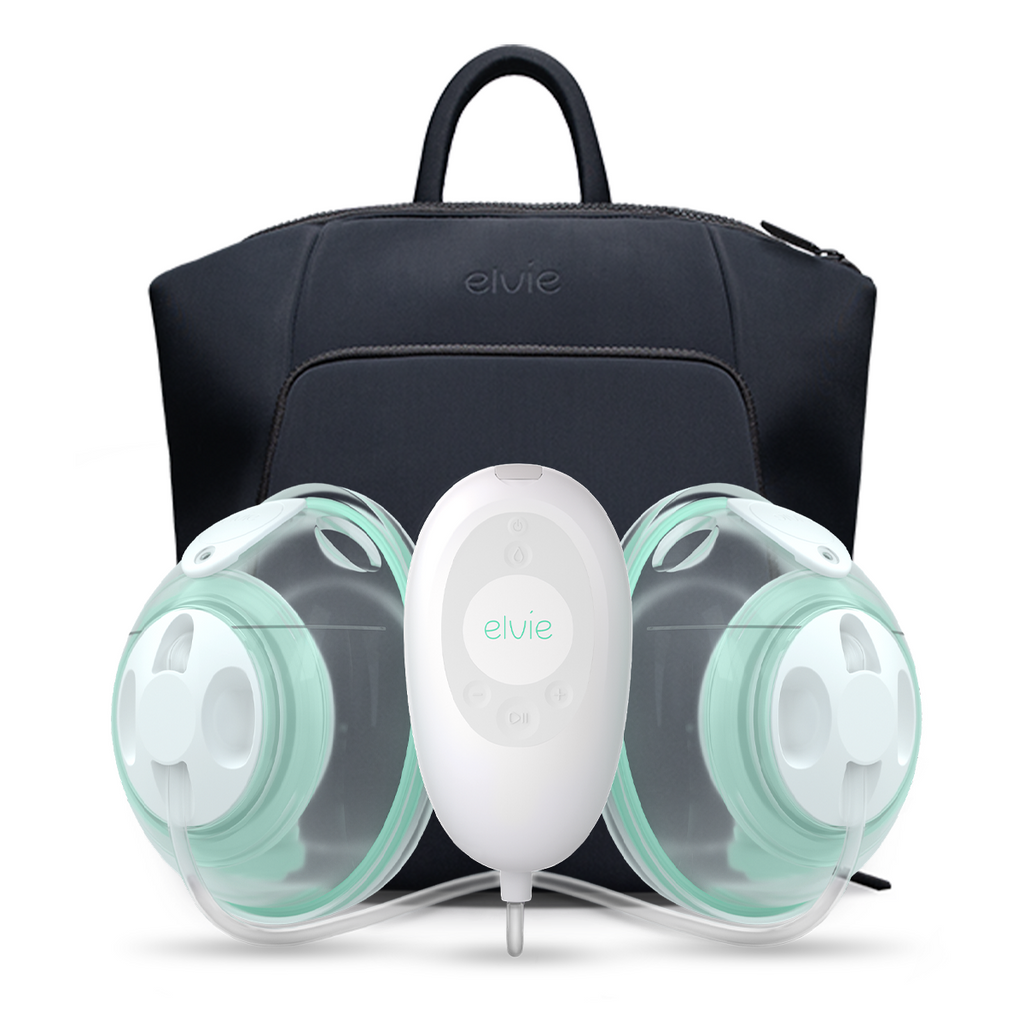 Elvie Stride and Seoul Max Pump Backpack