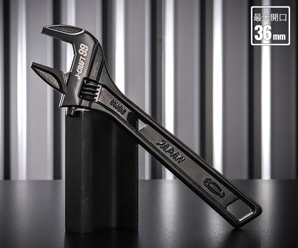 ロブテックス J-CRAFT99 ブラックハイブリッドモンキーレンチ JBUM36