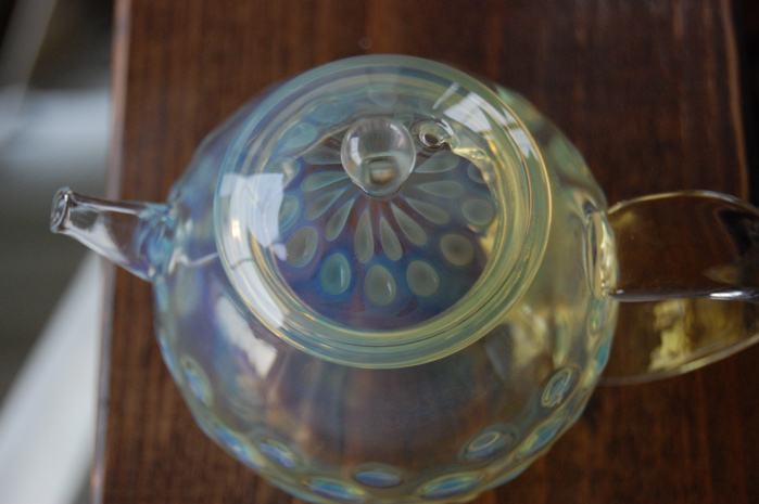 glass atelier えむにティーポット