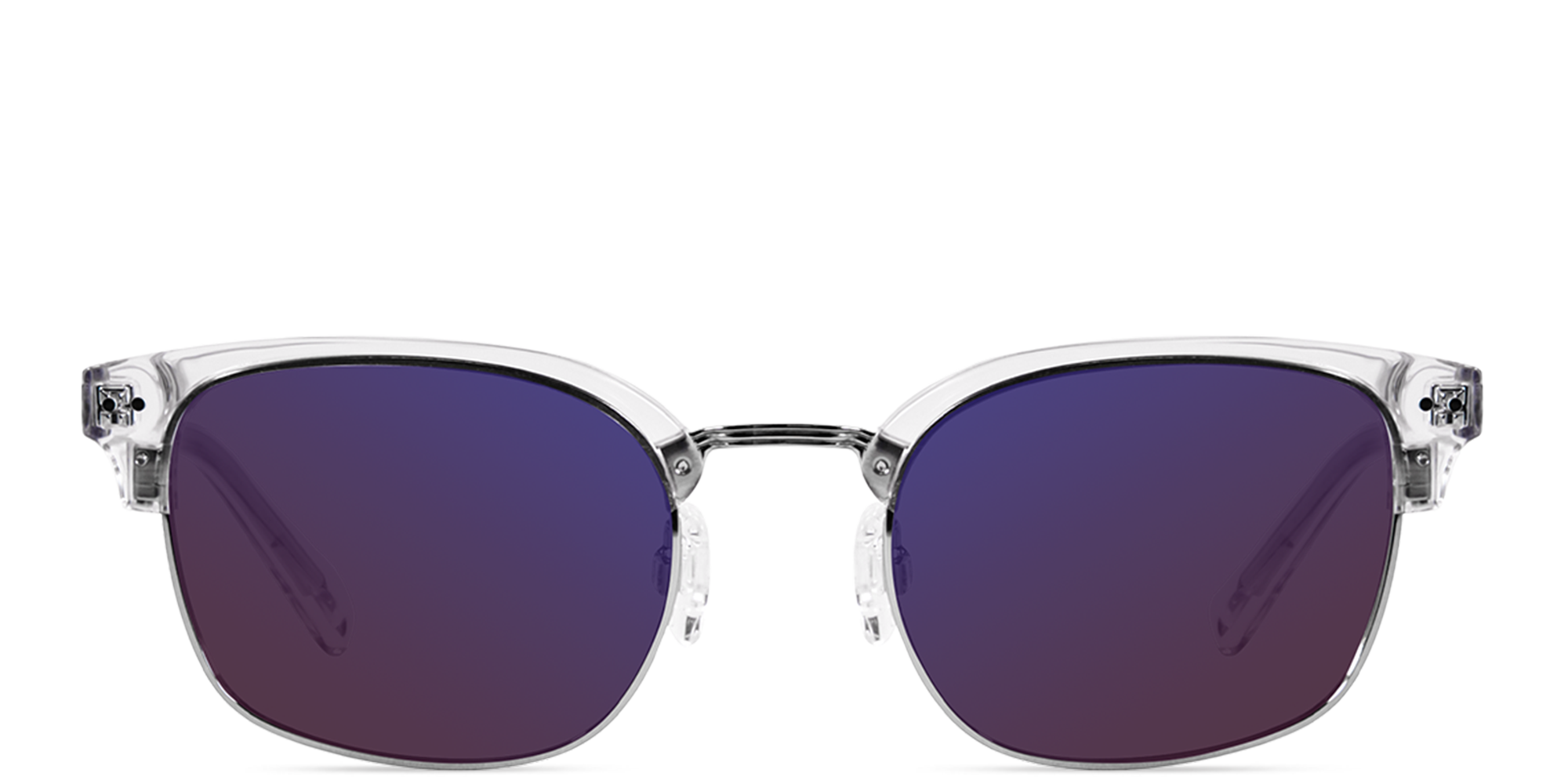 Buy Derby Cx3 Sun Lens Clear Browline Glasses | EnChroma