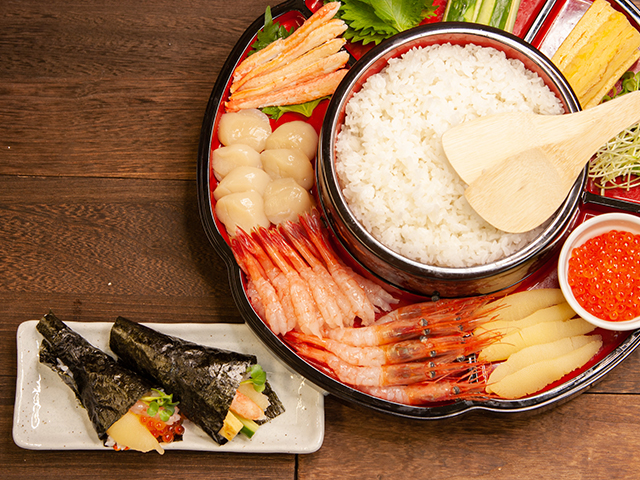 手巻き寿司セット登場 | 頑張れ増毛応援寄附（ふるさと納税）