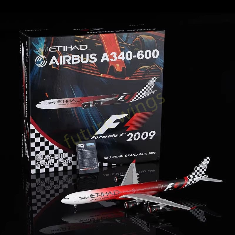 1:200 SQ Wings Etihad Airways A340-600 A6-EHJ 