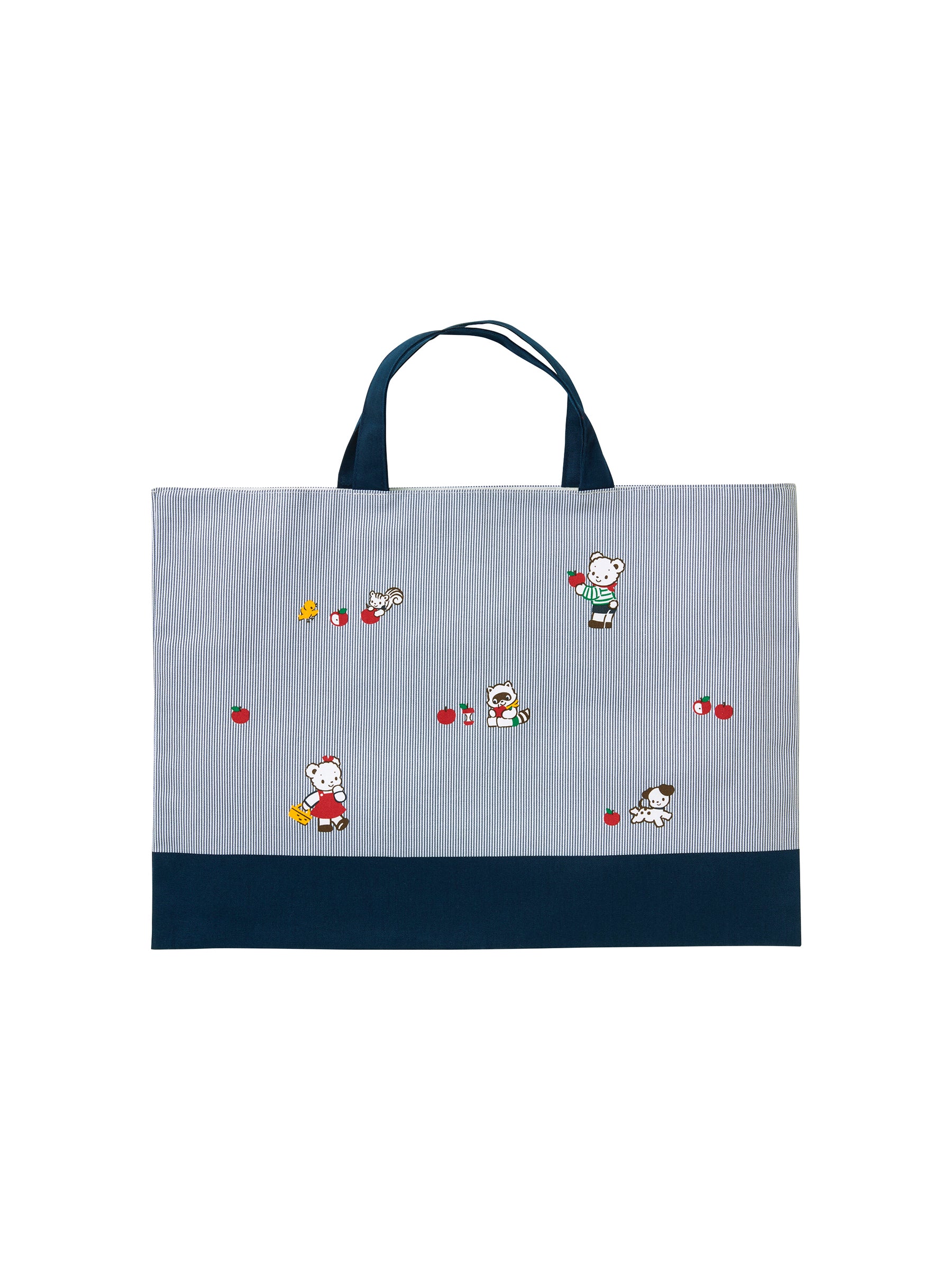 美品✨Familia ファミリア レッスンバッグ ナイロン ブルー系 入園