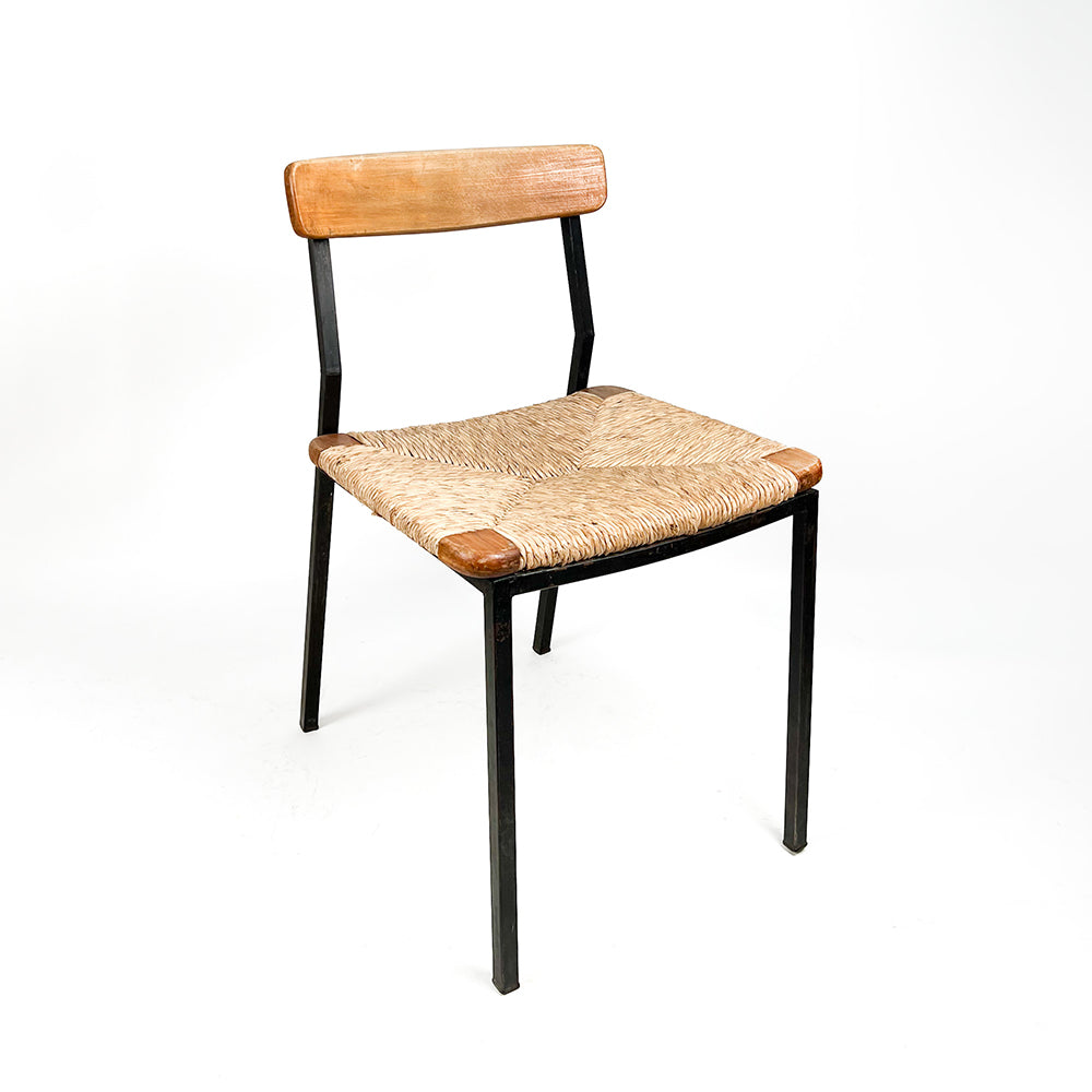 木、金属、籐の椅子、1950年代 – falsotecho