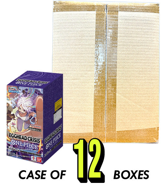 ONE PIECE Card】EGGHEAD CRISIS (EB-04) Japanese Booster Box - case