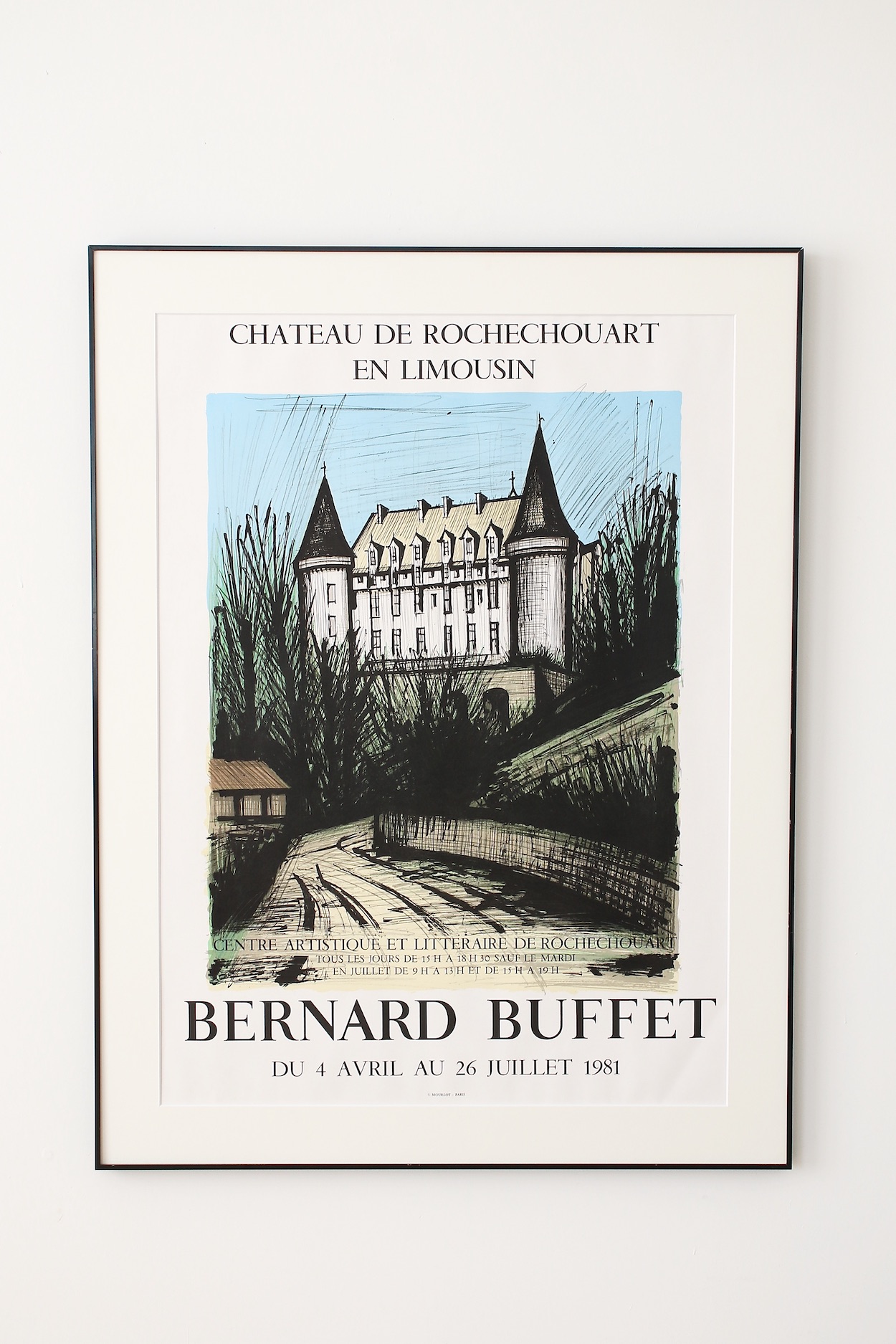 Bernard Buffet Lithograph Poster ベルナール ビュッフェ リトグラフ