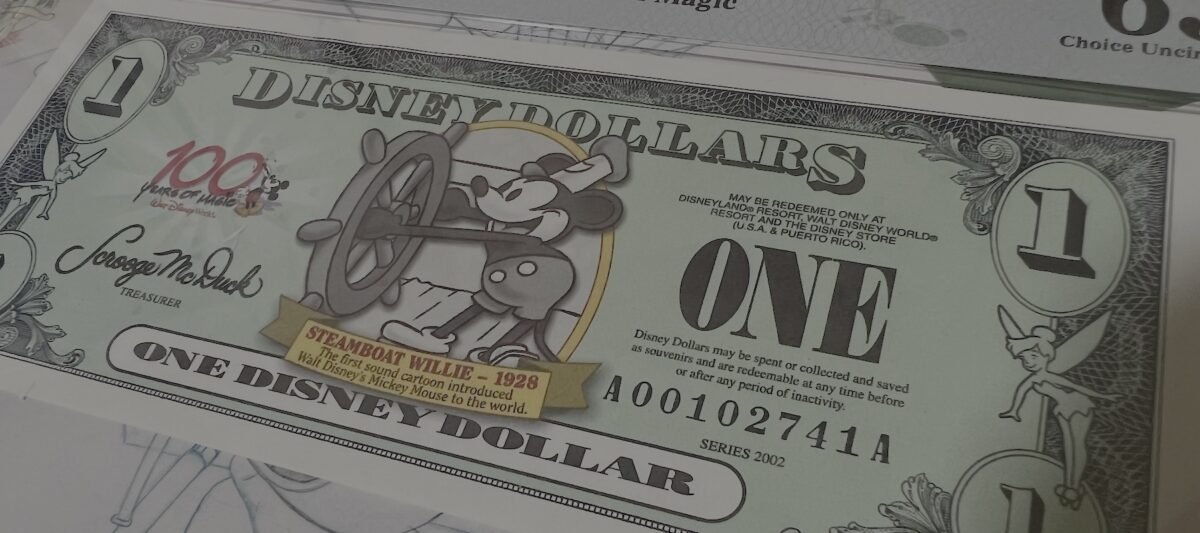 Disney Dollars – Flanel