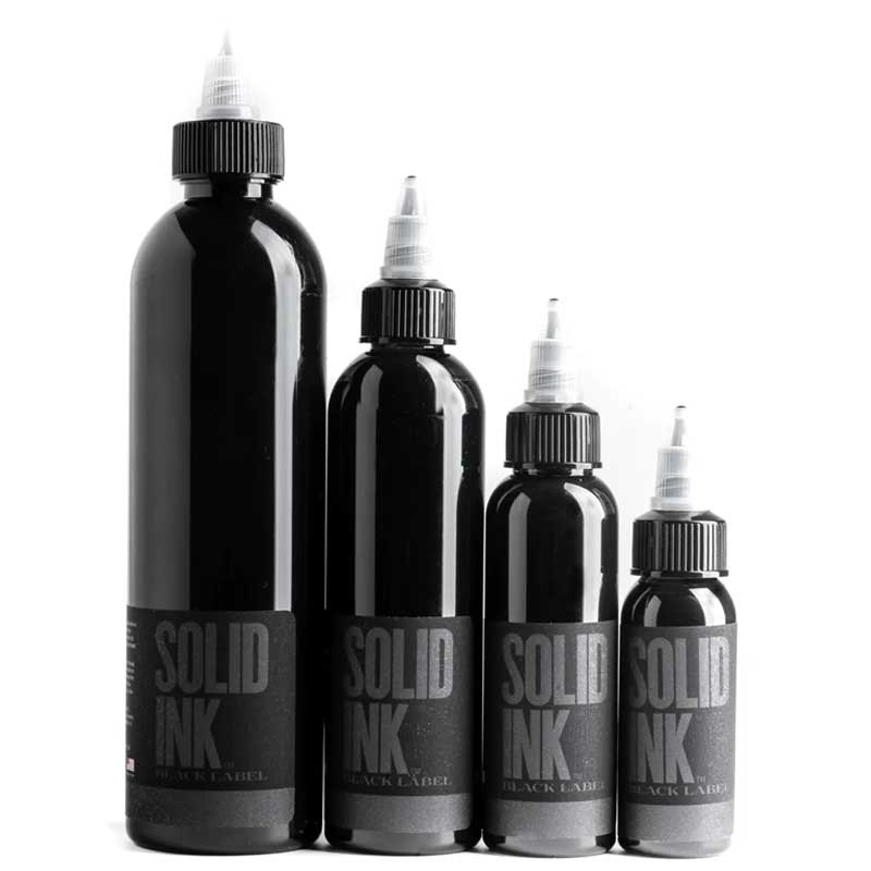 SOLID INK Black Label | Heavy Black – FLAG Tattoo Supply