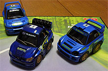 チョロQ・インプレッサWRC 2006: お庭でいっぷく