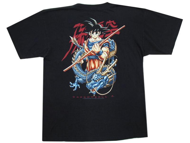 90s Dragon Ball '孫悟空'Tシャツ ドラゴンボール 1998年 黒 ブラック