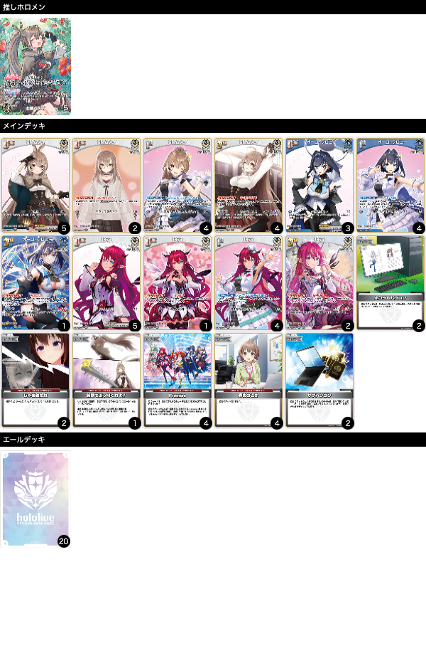 2024年10月最新版】ホロカ最強デッキランキング（ブルーミング