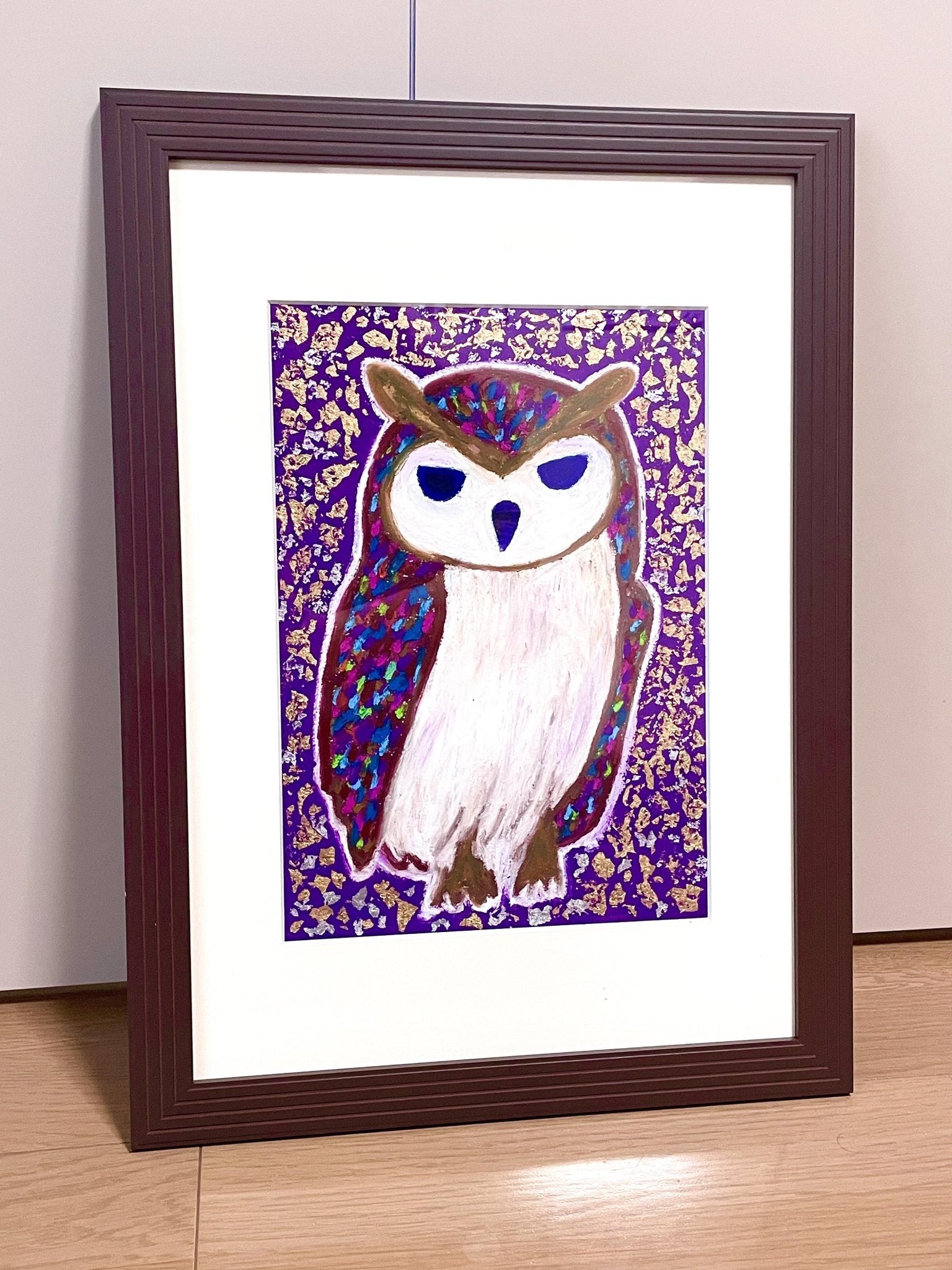 絵画の通販、購入ならFROM ARTIST/作品名：ふきげんなフクロウ/作家名