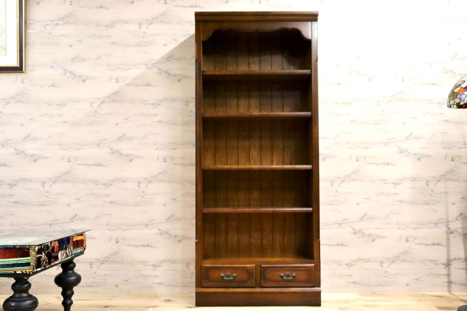 カリモク カリモク 木製 コーナー ラック シェルフ 飾り棚 飾り台 棚